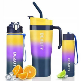 Ombre Fľaše na vodu 3v1 1200ml, 800ml, 300ml BD13WZ1